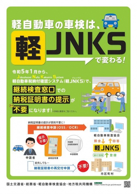 軽JNKS(ジェンクス)についてのチラシ